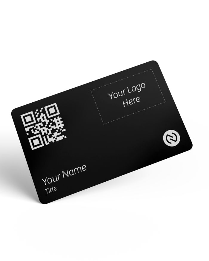 NFC Digital Business Card | Executive Black Metal Card