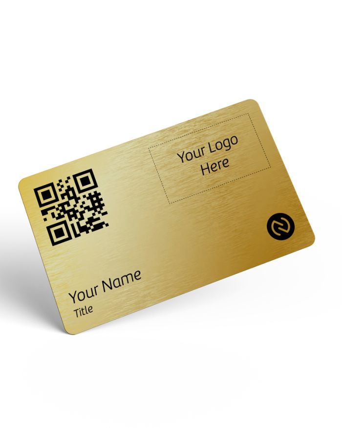 NFC Digital Business Card | Executive Gold Metal Card