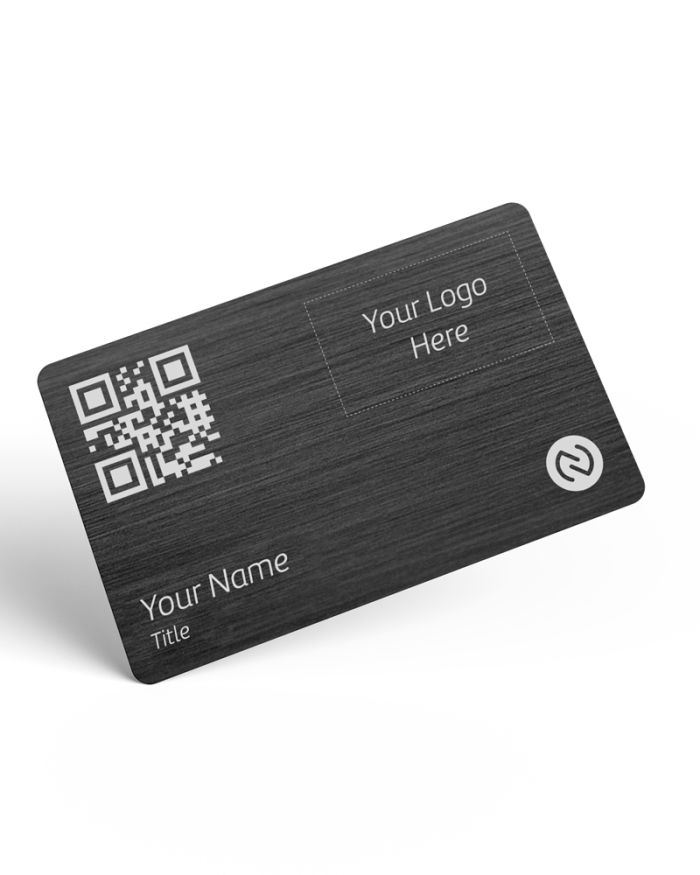 NFC Digital Business Card | Executive Silver Metal Card