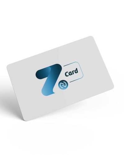 NFC Digital Business Card | White Matte PVC Card