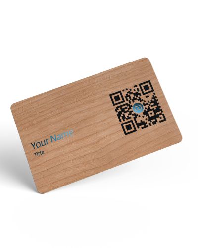 NFC Digital Business Card | Wood Card