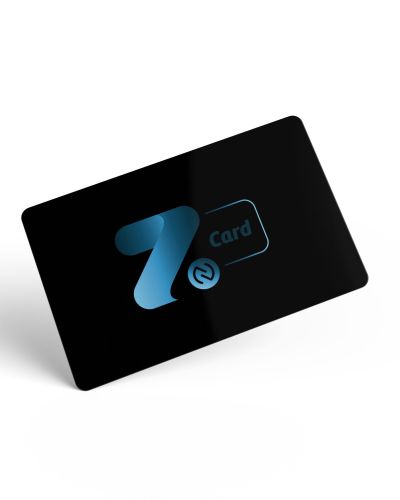 NFC Digital Business Card | Black Matte PVC Card