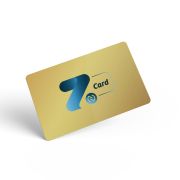 NFC Digital Business Card | Gold Brushed PVC Card