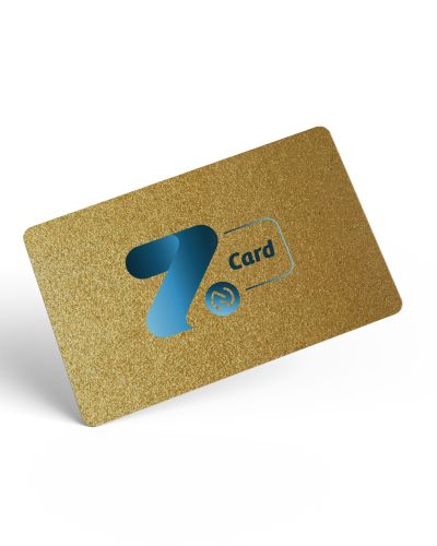 NFC Digital Business Card | Metallic Gold PVC Card